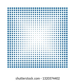 Modern Abstract Halftone Dots Background Flat Template