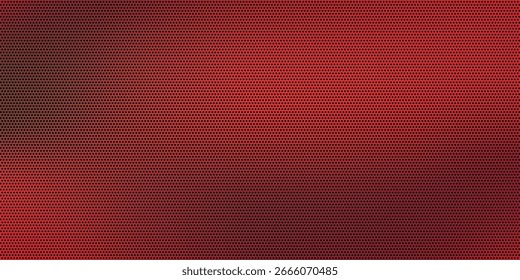Moderno fondo de puntos de semitono abstracto punteado en colores rojos cartel de presentación. Vector