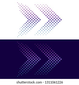 Modern Abstract Halftone Dots Logo