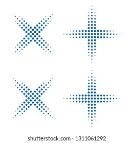 Modern Abstract Halftone Dots Logo