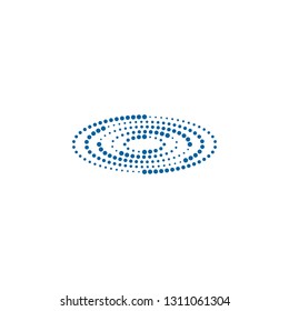 Modern Abstract Halftone Dots Logo
