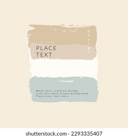 Modern abstract hand drawn background for design