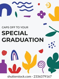 modern abstract hand drawn minimal background