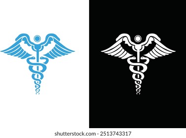 Modern abstract healthcare medical logo design icon set template design 