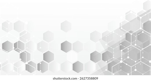 modern abstract hexagonal design background. Vector illustration