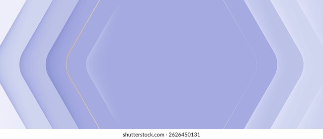 Modern Abstract Hexagonal Layers Background White Gradient