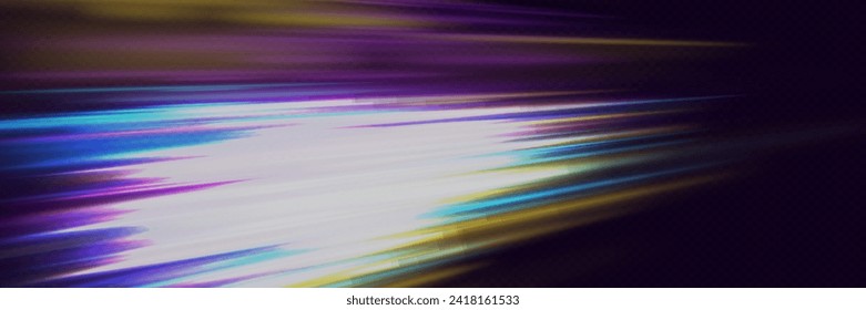 Modern abstract high speed light glare effect. Futuristic technology of dynamic movement and speed.	
