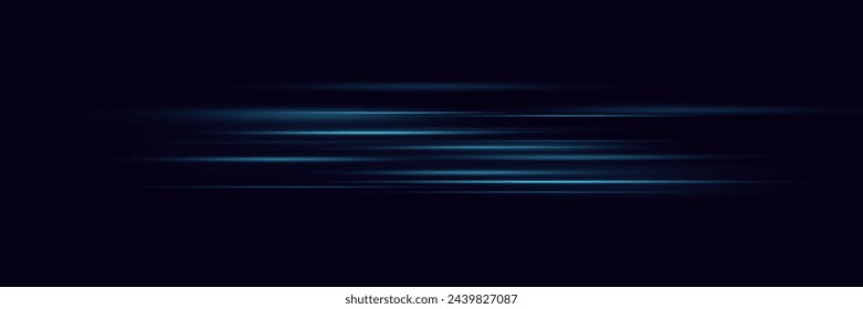 Moderner abstrakter High-Speed-Lichtblendeffekt. Futuristische Technologie der dynamischen Bewegung und Geschwindigkeit.