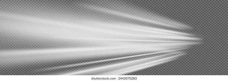 Modern abstract high speed light glare effect. Futuristic technology of dynamic movement and speed.