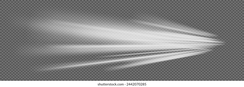 Modern abstract high speed light glare effect. Futuristic technology of dynamic movement and speed.