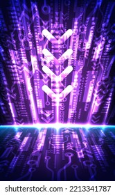 Modern Abstract High Speed Motion Arrow dynamic movement on Motion technology pattern or poster design background concept EP.1.hi-tech communication concept innovation vector illustration