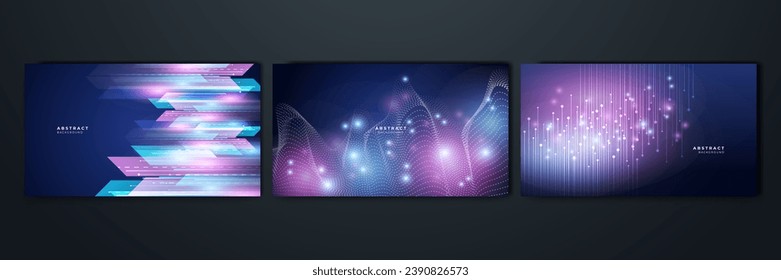 Moderno movimiento abstracto de alta velocidad. Movimiento dinámico colorido sobre fondo azul. Patrón deportivo de movimiento para el concepto de fondo de diseño de pancartas o carteles.