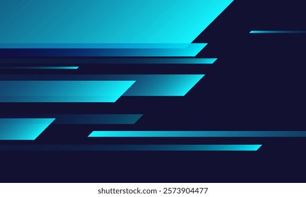 Modern abstract high speed movement on blue background. Vector illustration