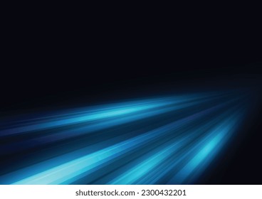 Modern abstract high-speed light motion effect on black background. vector illustration.