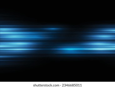 Efecto moderno abstracto de alta velocidad sobre el fondo negro. ilustración vectorial.