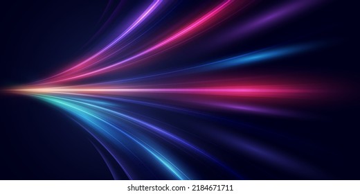 Modern abstract high-speed motion effect. Futuristic dynamic motion technology. Motion pattern for banner or poster design background idea. Vector eps10.