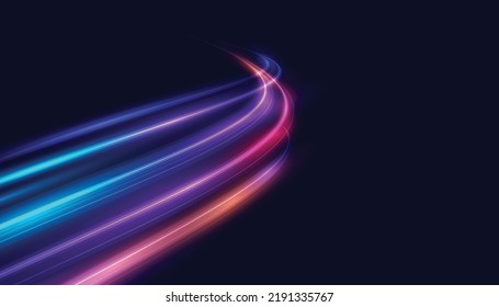 Modern abstract high-speed motion effect. Futuristic dynamic motion technology. Motion pattern for banner or poster design. Vector eps10.