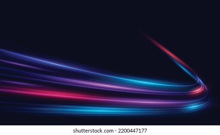 Efecto de movimiento moderno abstracto de alta velocidad. Tecnología de movimiento dinámico futurista. Patrón de movimiento para la idea de fondo de diseño de pancartas o afiches. Vector eps10.