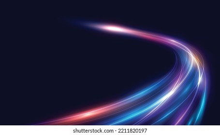 Modern abstract high-speed motion effect. Futuristic dynamic motion technology. Motion pattern for banner or poster design background idea. Vector eps10.