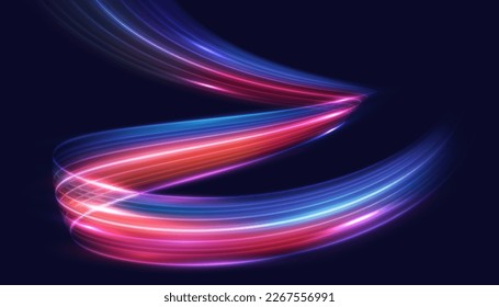 Modern abstract high-speed motion effect. Futuristic dynamic motion technology. Motion pattern for banner or poster design background idea. Vector eps10.