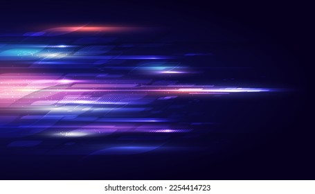 Modern abstract high-speed movement background. Colourful dynamic geometric overlapping motion. Movement template for banner, presentations, flyers, posters. Vector EPS10.