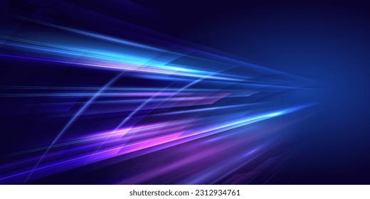 Modern abstract high-speed movement background. Dynamic geometric overlapping motion. Futuristic template for banner, presentations, flyers, posters. Vector EPS10.