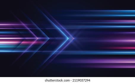 Modern abstract high-speed movement. Dynamic arrows flying in the background. Futuristic, technology pattern for banner or poster design background concept.