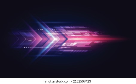 Modern abstract high-speed movement. Dynamic motion on the digital background. Movement technology pattern for banner or poster design background concept.