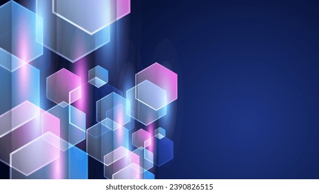 Modern abstract high-speed movement. Dynamic motion light trails with motion blur effect on dark background. Futuristic, technology pattern for banner or poster design.