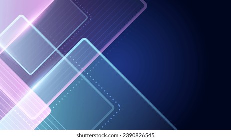 Modern abstract high-speed movement. Dynamic motion light trails with motion blur effect on dark background. Futuristic, technology pattern for banner or poster design.