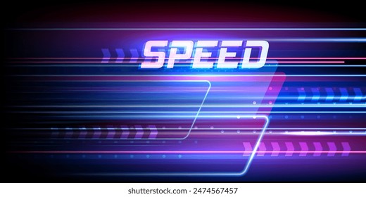 Modern abstract high-speed movement. Dynamic arrows fly in the background. Movement technology pattern for banner or poster design background concept