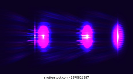 Modern abstract high-speed technology movement. Dynamic motion light trails with motion blur effect on dark background. Futuristic, technology pattern for banner or poster design.