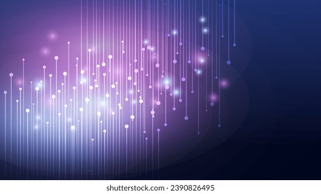 Modern abstract high-speed technology movement. Dynamic motion light trails with motion blur effect on dark background. Futuristic, technology pattern for banner or poster design.