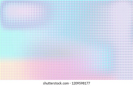 Modern abstract holographic pattern vector background. Concept pop art. Minimal surrealism background.
