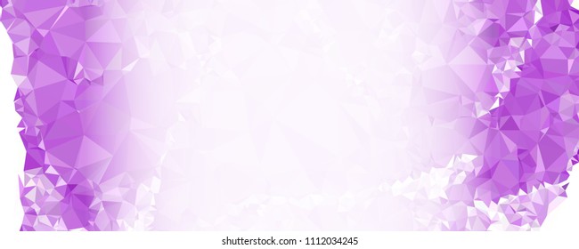 Modern abstract horizontal background with white transparent gradient for text or photos. Vector clip art