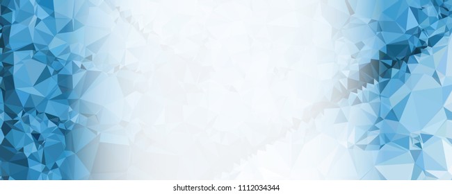 Modern abstract horizontal background with white transparent gradient for text or photos. Vector clip art