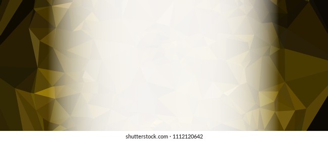Modern abstract horizontal background with white transparent gradient for text or photos. Geometric low polygonal backdrop for web, covers, presentations layouts, title backgrounds. Vector clip art.