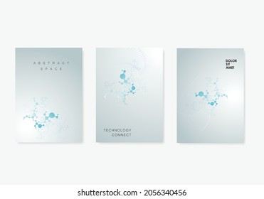 Icono abstracto moderno con tecnología de red azul. Concepto de tecnología de la ciencia digital. Concepto de tecnología empresarial. Concepto de red empresarial. Comunicación digital. Fondo del vector abstracto