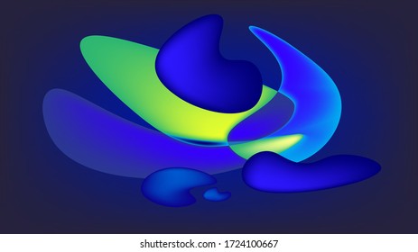 Modern Abstract Illustration Background, vector design
