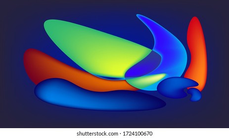 Modern Abstract Illustration Background, vector design