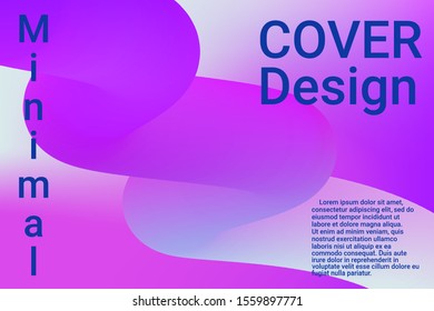 Modern abstract illustration with colorful 3d abstract wave background for banner design. Graphic abstract background. Design modern vector business concept. Poster design.