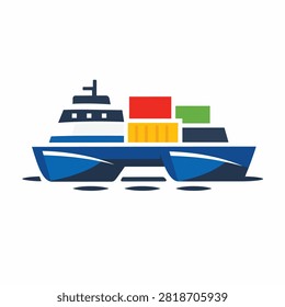 Modern abstract illustration of layered geometric cubes with bold colors and stripes pattern
