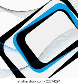 Modern abstract illustration vector design