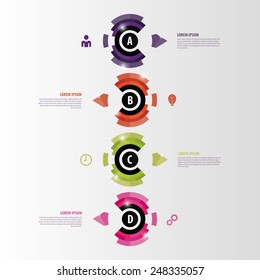 Modern abstract infographics. Business template. Vector