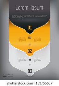 Modern, abstract infographics element. Vector illustration/eps10.