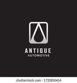 modern abstract initial letter A automotive logo suitable for any related business