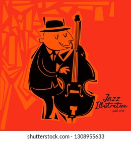 modern abstract jazz illustrations