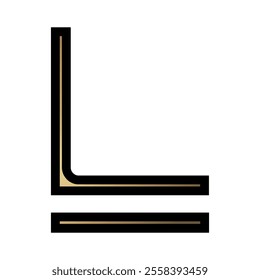Modern abstract L letter vector art logo design. Monogram logo concept style logo design. Typography concept logo.
