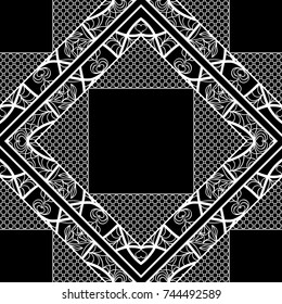 Modern abstract lace, floral pattern. vector illustration. for invitation, wedding, wallpaper