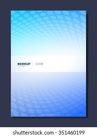 Modern abstract layout brochure design, magazine, flyer, booklet, cover and report in A4 size. Vector Illustration